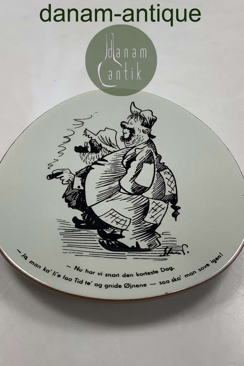 Storm P. Platte fra Knabstrup med Vittighed og tegning