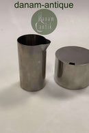 Stelton Cylinda-Line Flødekande og Sukkerskål sæt i rustfrit stål