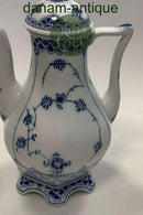 Royal Copenhagen Musselmalet Helblonde sekskantet Kaffekande No 128