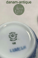 ロイヤルコペンハーゲン ブルーフルーテッドハーフレースシュガーボウル No.161