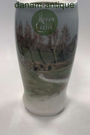 Bing og Grøndahl Art Nouveau Vase med Blomster af Clara Nielsen No. 6760 / 95