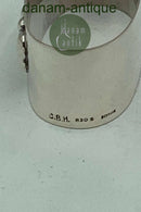 丹麦银制花纹餐巾环