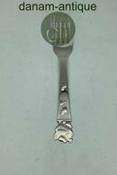 Barnegaffel i Sølv med Kylling Dansk