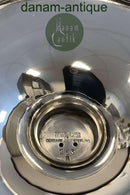 Georg Jensen Sterling Sølv Drueopsats / Drueskål No 263B.  Måler 19 cm / 7 31/64 in. x 18.5 cm / 7 9/32 in. dia.  Vejer 600 gram / 21.15 oz.