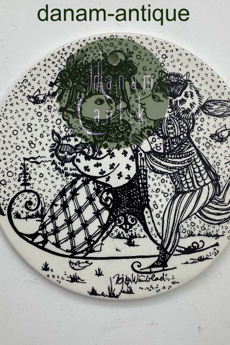 Nymolle デンマーク 陶器 絵皿ビョルンBjorn Wiinblad