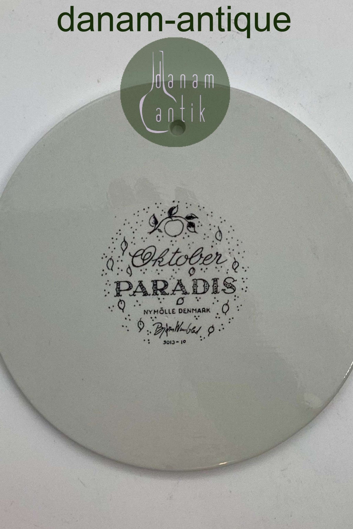 ビョルン・ヴィンブラッドNymølle PARADISEの10月プレート
