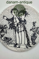 Bjørn Wiinblad: November plate from Nymølle "OPTIMISME"