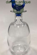 Holmegaard Glashütte Noah Karaffe mit blauem Vogel