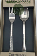 Georg Jensen Stainless Copenhagen Cutlery (Fork and Spoon)