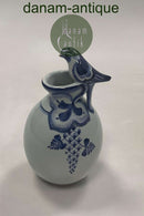 Aluminia Royal Copenhagen Tranquebar Vase med fugl No 1167