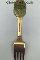 A. Michelsen Julegaffel 1998 I Forgyldt Sterling Sølv med Emalje