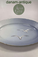 Bing and Grondahl Seagull with Gold Large Oval Serving Dish