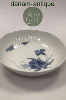 Royal Copenhagen Blå Blomst Svejfet Rund Skål No. 1528