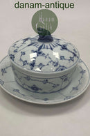 Bing und Grondahl Blau bemalt / Muschelmalet Butterdose Nr. 582