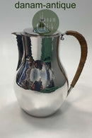 Hans Hansen Sterling Sølv Kaffekande designet af Karl Gustav Hansen No 357