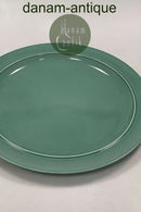 Royal Copenhagen 4 All Seasons Stor Spisetallerken i Grøn No 631  Måler 31,5cm / 12.40 inch