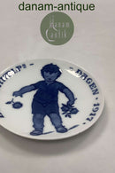 Royal Copenhagen Børnehjælpsdags Platte fra 1917
