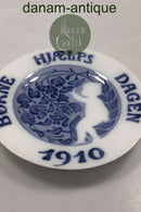 Royal Copenhagen Børnehjælpsdags Platte fra 1910