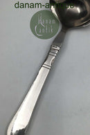 Georg Jensen纯银/钢古色古香的汤匙，编号154