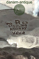 Norway Ragnar Hansen for Norway Plus design Studio. Mirror II Sterling Sølv Armbånd Ca. 1965