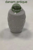 Hjort Bornholm White Glazed Ceramic Vase No 255