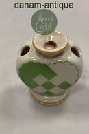Aluminia Christmas Heart vase in Green 