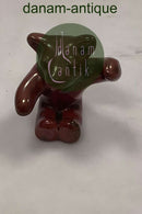 Hjort FIgurine Bornholm Glazed Ceramic Bear with opening arms