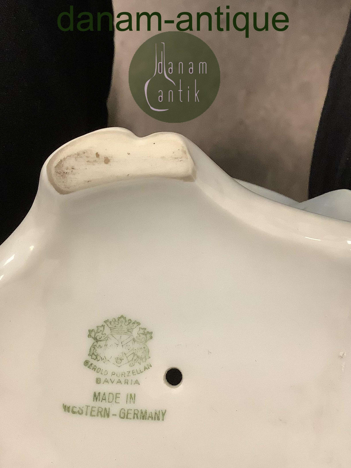 Gerold Porzellan Bavaria Figurine parrots Germany Porcelain Measures 2