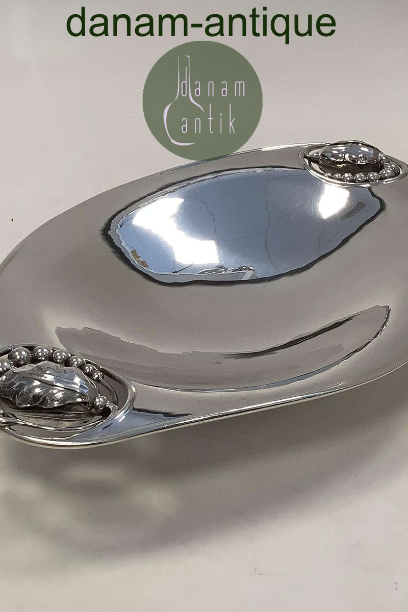 Georg Jensen Sterling Silber Magnolia Nr. 2 Brottablett