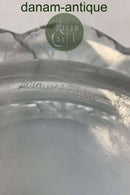Rene Lalique Fransk Glas skål med Blomster dekoration ( frosted )