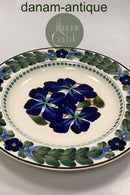 Aluminia Stor Vægplatte med Blomster Motif No 200 / 702 No. 1