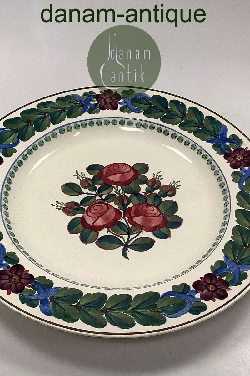 Aluminia Stor Vægplatte med Rosen Motif No 702