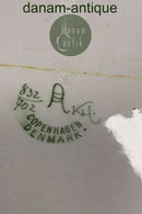 Aluminia Stor Vægplatte med Blomster Motif No 832 / 702