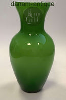 Holmegaard / Royal Copenhagen Stor Grøn Glas Vase