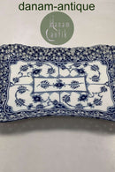 Royal Copenhagen Blue Fluted Full Lace Rectangular Tray No 1122