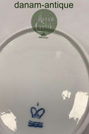 Royal Copenhagen Juliane Marie, hvid Lille ovalt fad