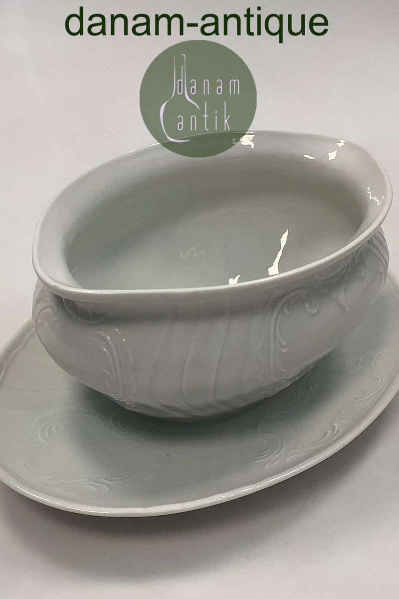 Royal Copenhagen Juliane Marie, hvid Sovseskål