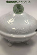Royal Copenhagen Juliane Marie, white Round Lidded Bowl