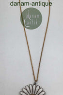 A. Michelsen Forgyldt Sterling Sølv Marguerit Vedhæng