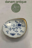 Bing og Grøndahl Sommerfugl med guld Smør Asiet / Kaviar Skål No. 200