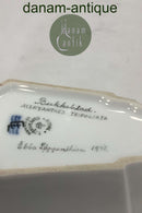Royal Copenhagen Privat bemalte Flora Danica Asiet mit Henkel Nr. 3543
