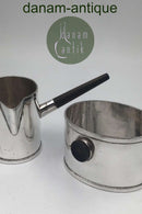 Hans Hansen Sterling Sølv Fløde/Sukker Sæt No 527 KGH (1966)