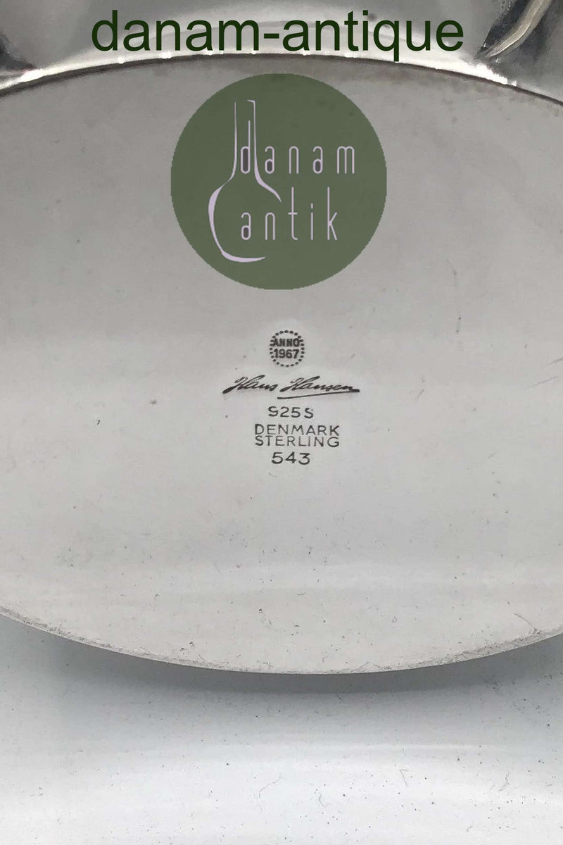 Hans Hansen Sterling Sølv Kaffekande No 543 KGH (1967)