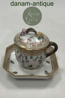 Royal Copenhagen Privat gemalt Flora Danica Cremetasse Nr 3514