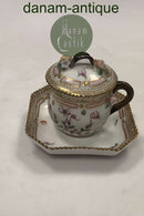 Royal Copenhagen Privat gemalt Flora Danica Cremetasse Nr 3514