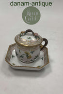 Royal Copenhagen Privat gemalt Flora Danica Creme Tasse Nr. 3514