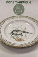 Royal Copenhagen Privat gemalt Flora Danica Fisch Teller Nr 3549