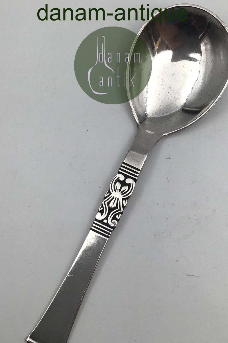 Frigast (Håndsmedet) Sølv Rigsmønster Marmeladeske