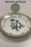 Royal Copenhagen Privat gemalt Flora Danica Kuchenteller Nr 3552