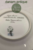 Royal Copenhagen Privatmalet Flora Danica Kagetallerken No 3552